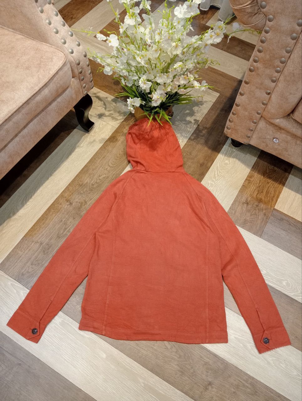 Burberry BURBERRY BLACK LABEL HOODED JACKET - SIZE 2 BRICK ORANGE Size US M / EU 48-50 / 2 - 12 Thumbnail