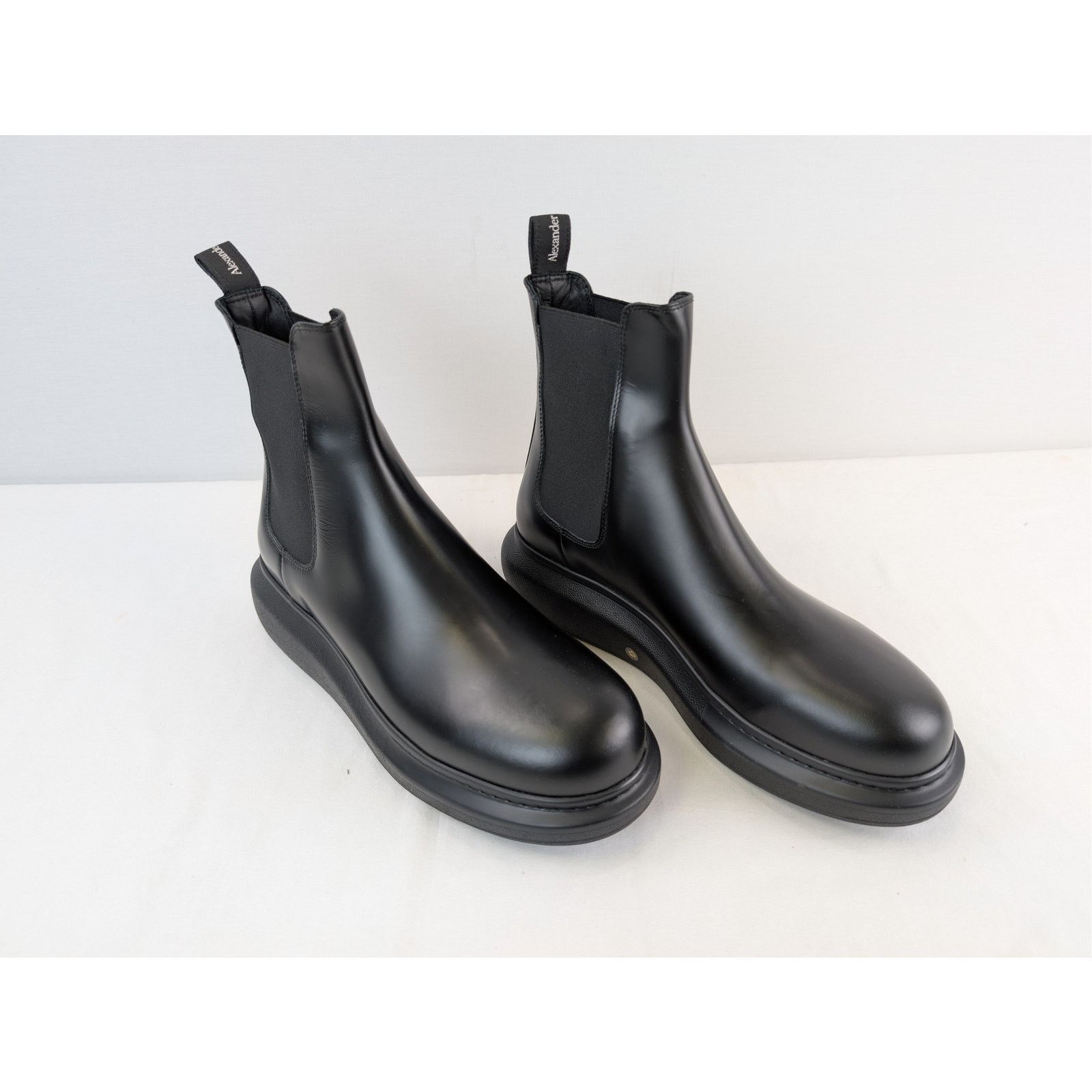 Alexander McQueen o1rshd1 New Liquid Spazzolat Boots in Black 42 Size US 9 / EU 42 - 6 Thumbnail