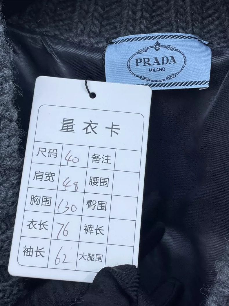 Prada Prada 21 Spring and Summer New Sequin Stitching Knitted Woo Size S / US 4 / IT 40 - 4 Thumbnail