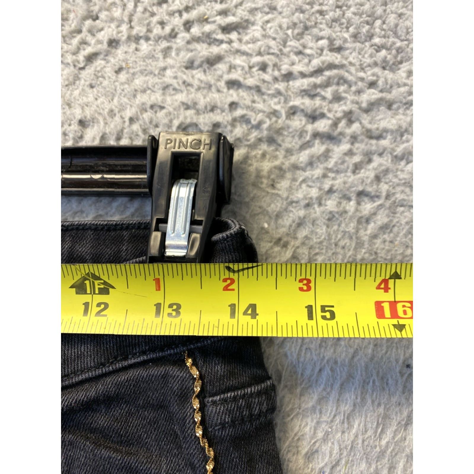 Zara ZARA High Rise Skinny Jeans Women's Size 4 Black Denim Stretch Marine 28 in Size 27" / US 4 / IT 40 - 5 Thumbnail