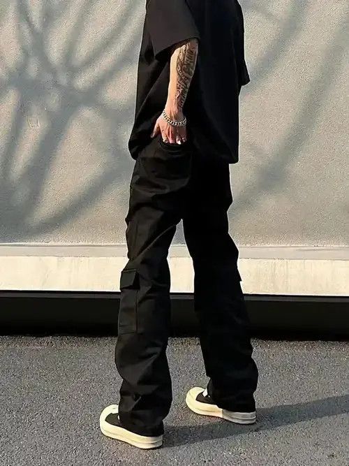 FUSAI pleated flared utility cargo pants Size US 32 / EU 48 - 3 Thumbnail