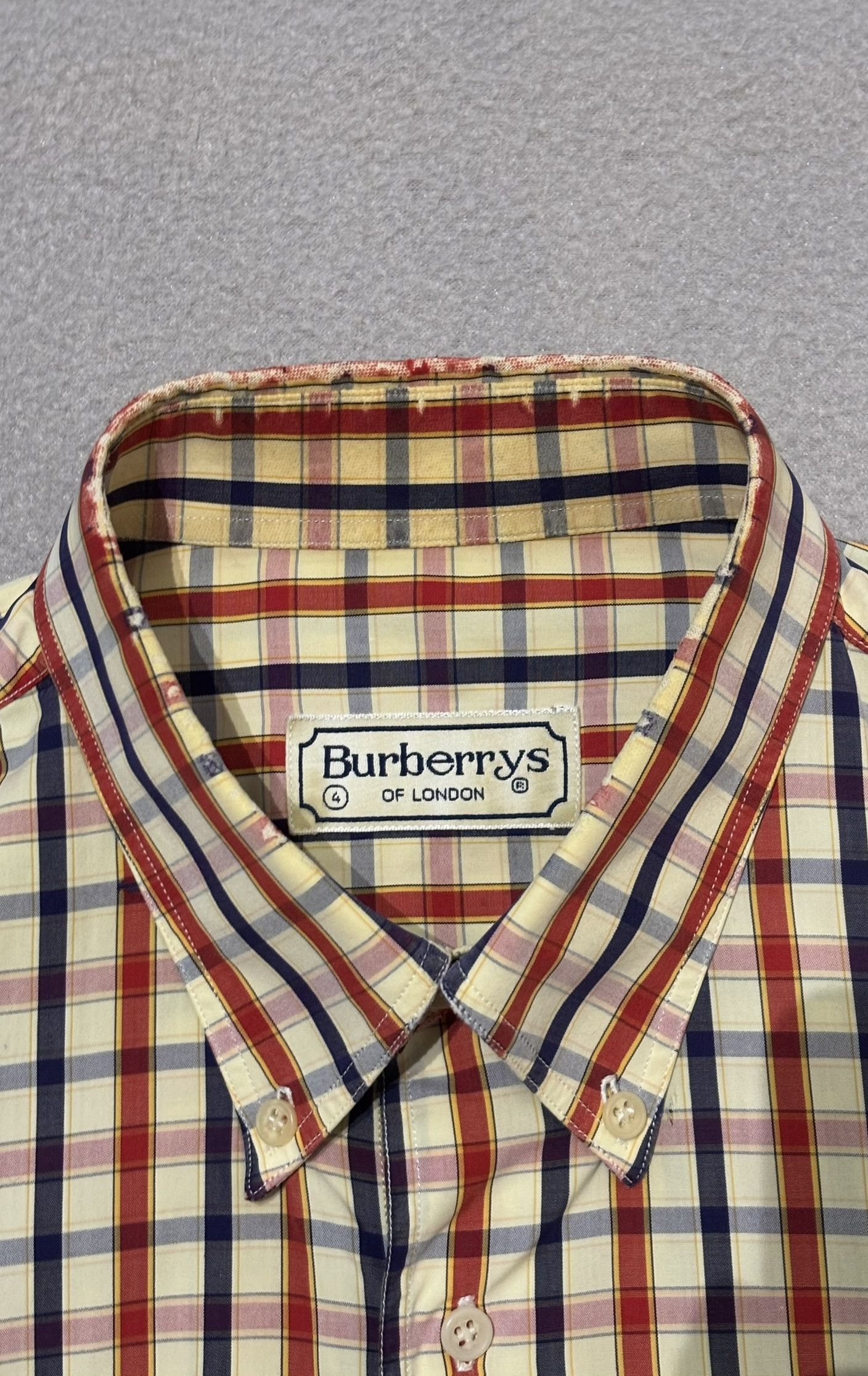 Burberry Burberrys vintage 90s shirt size 4 Size US XL / EU 56 / 4 - 16 Thumbnail