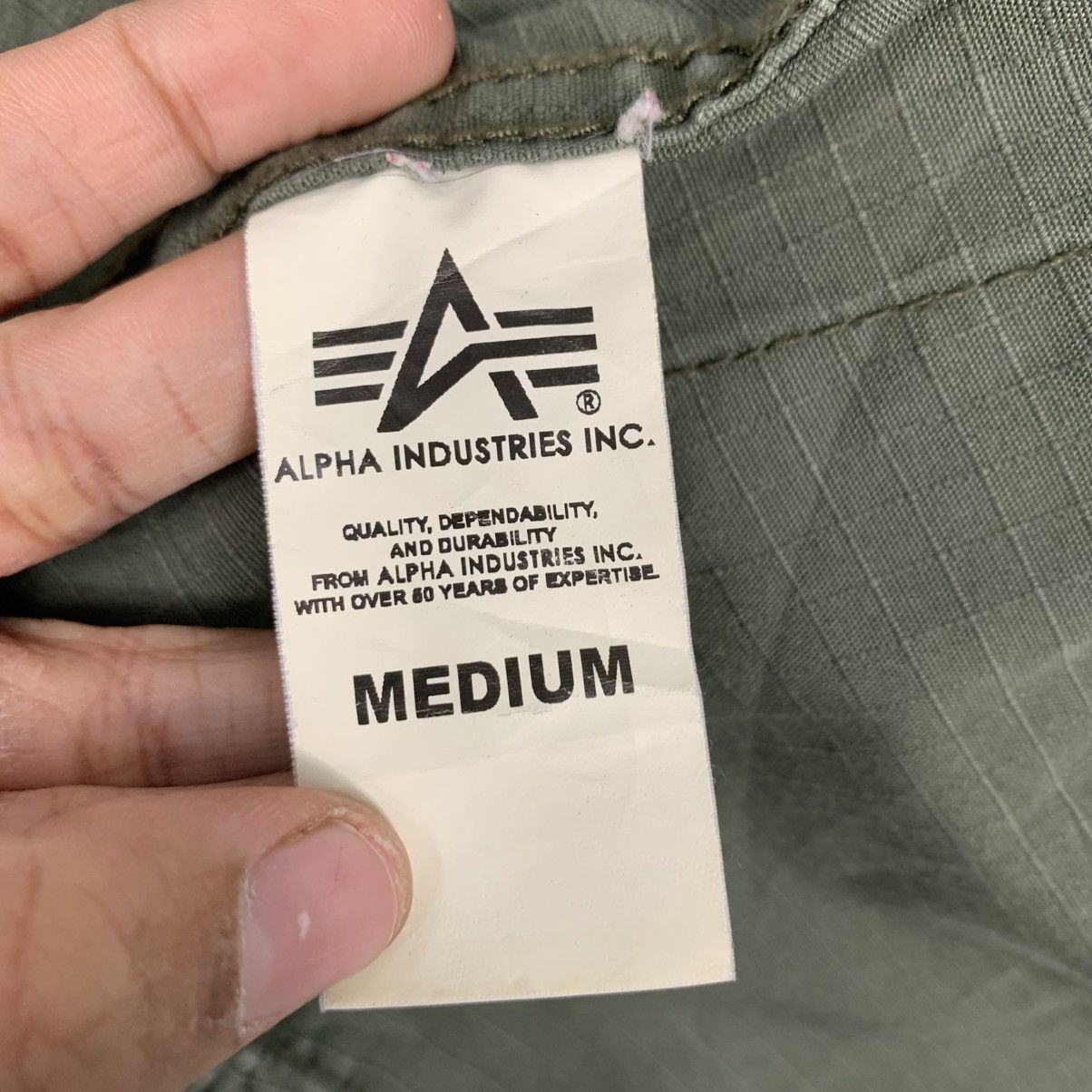 Alpha Industries × Vintage ☀️Vintage Alpha Industries military jacket Size US M / EU 48-50 / 2 - 16 Thumbnail