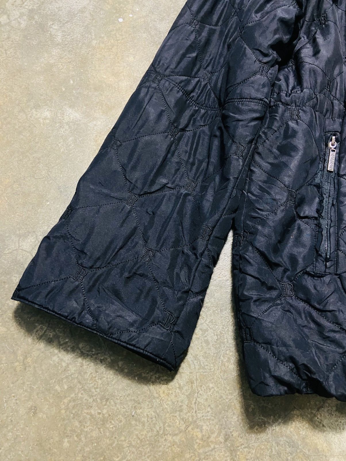 Balmain Vintage Balmain Nylon Zipper Distressed Jacket Size US L / EU 52-54 / 3 - 3 Thumbnail