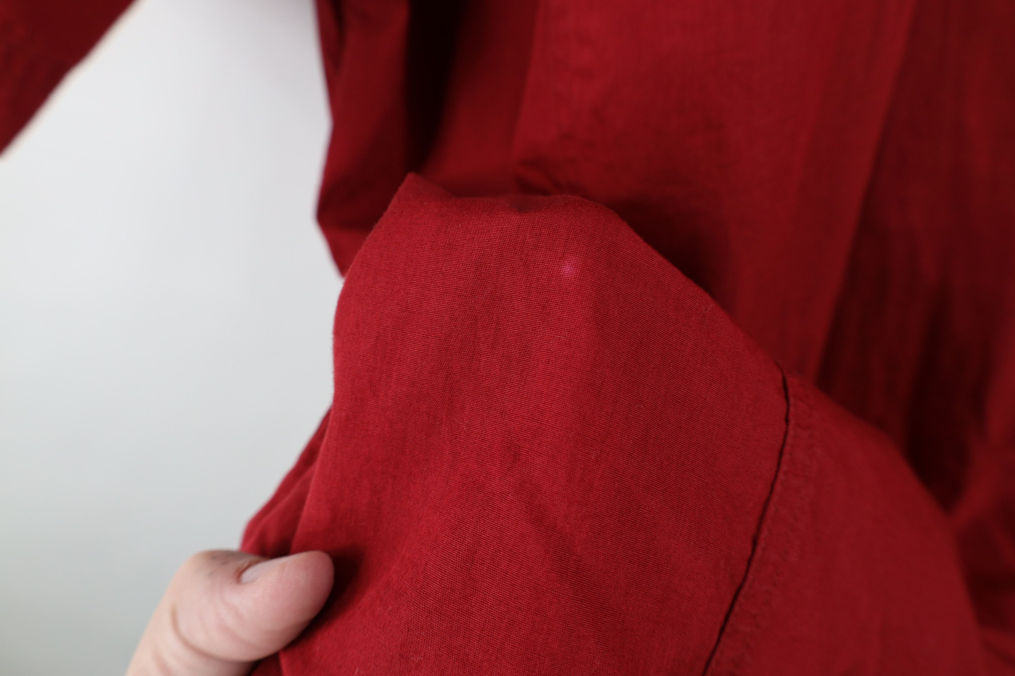 Orvis Vintage 90s Orvis Safari Bush Shooting Button Shirt Red Size US M / EU 48-50 / 2 - 12 Thumbnail