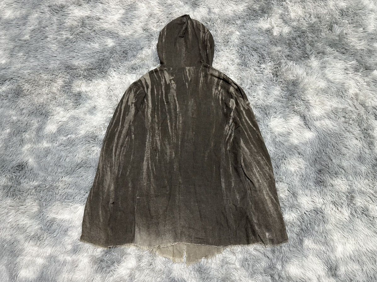 14th Addiction 🔥Rare Y2K Archived 14th Addiction Raw Linen Cardigan Hoodie Size US L / EU 52-54 / 3 - 13 Thumbnail