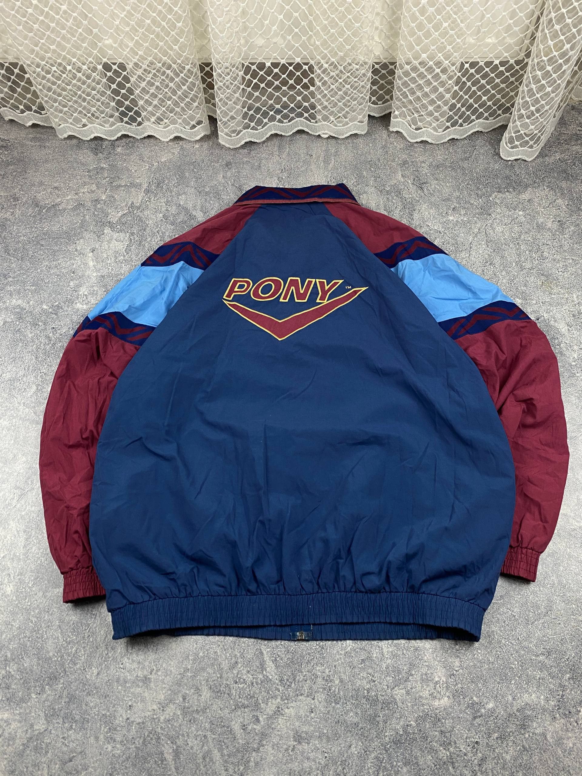 PONY Vintage West Ham United Pony Training Jacket 1995-1997 Size US L / EU 52-54 / 3 - 2 Thumbnail