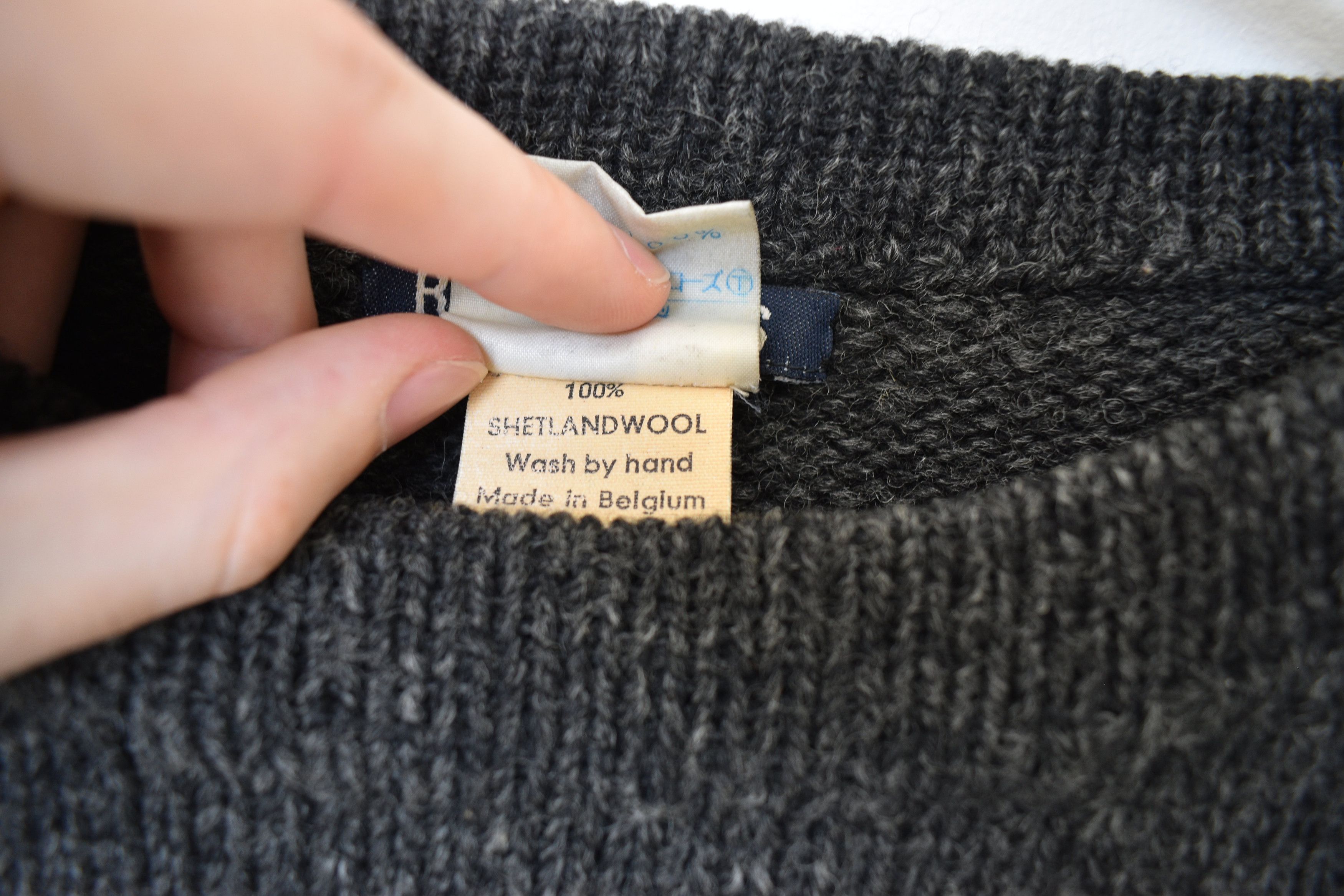 Raf Simons Raf Simons 90's Shetland Wool Sweater Shirt Tee Knit Tunic Size US S / EU 44-46 / 1 - 4 Thumbnail