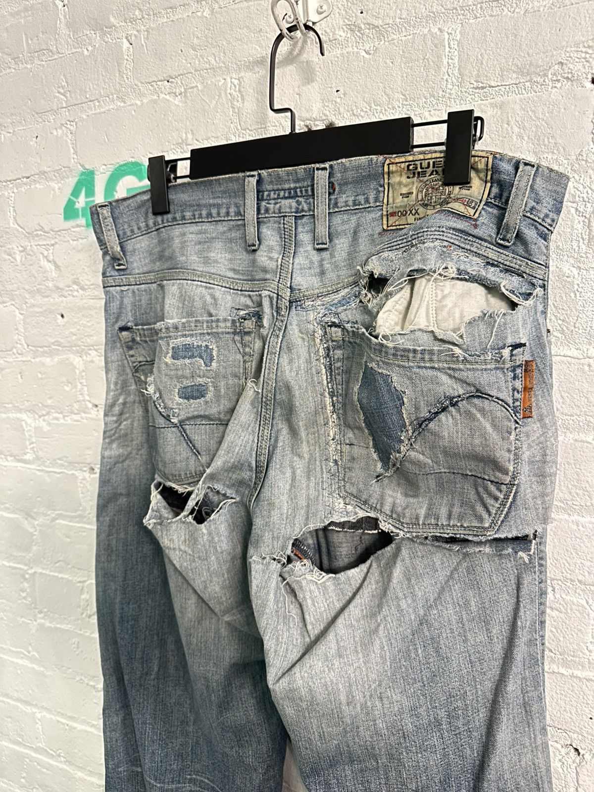 Vintage VINTAGE THRASHED OUT PREMIUM JEANS Size US 32 / EU 48 - 4 Thumbnail