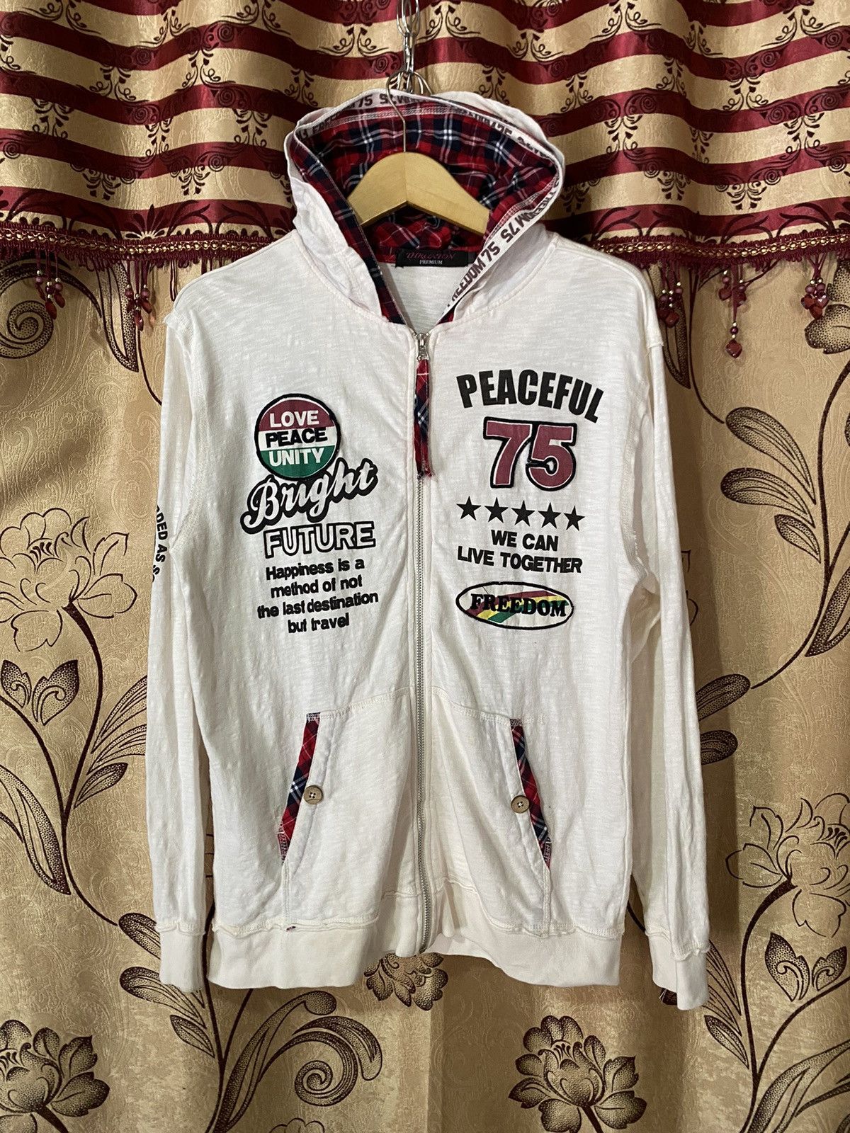 Hysteric Glamour × If Six Was Nine × Japanese Brand Japanes Thruxton Double Hoodie Y2K style Size US L / EU 52-54 / 3 - 1 Thumbnail