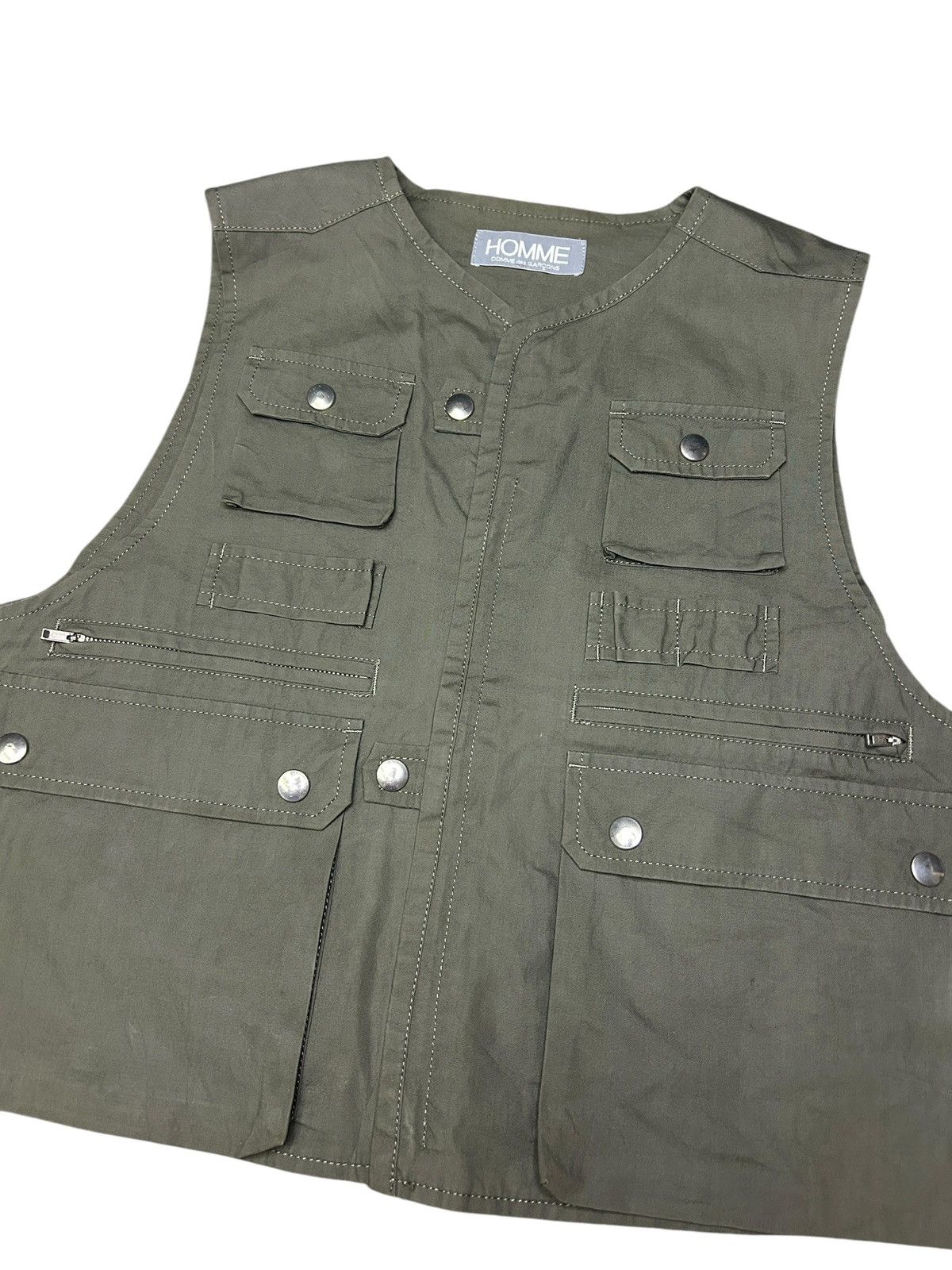 Comme des Garcons Homme 80s Cargo Vest Size US M / EU 48-50 / 2 - 3 Thumbnail