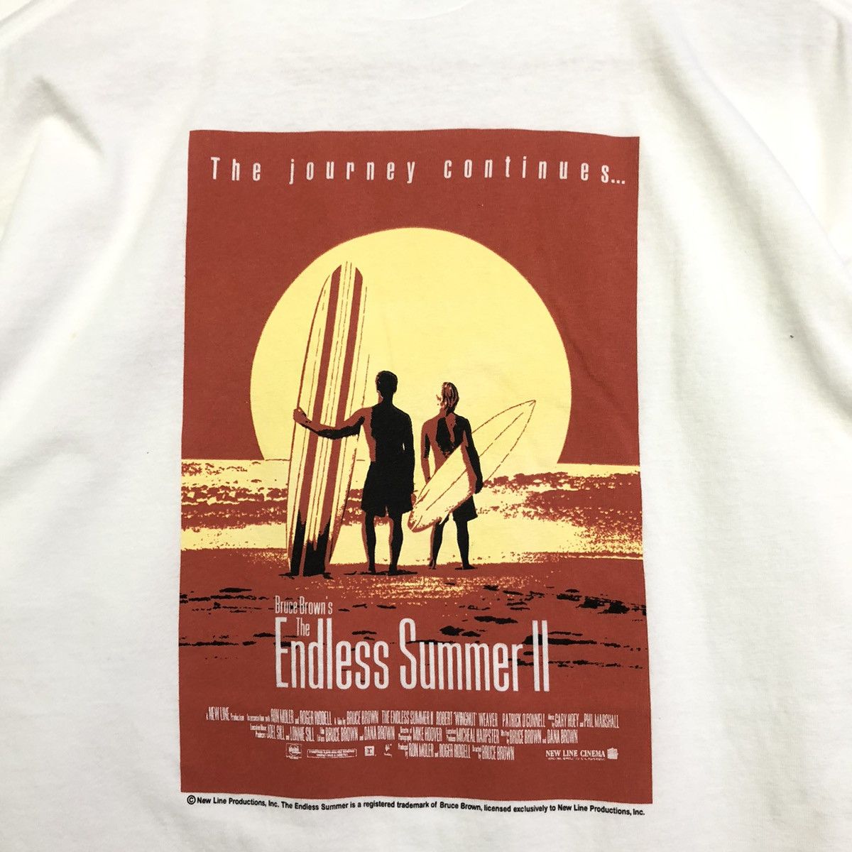 Vintage Vintage Bruce Brown The Endless Summer 2 Movie Tshirt Size US M / EU 48-50 / 2 - 4 Thumbnail