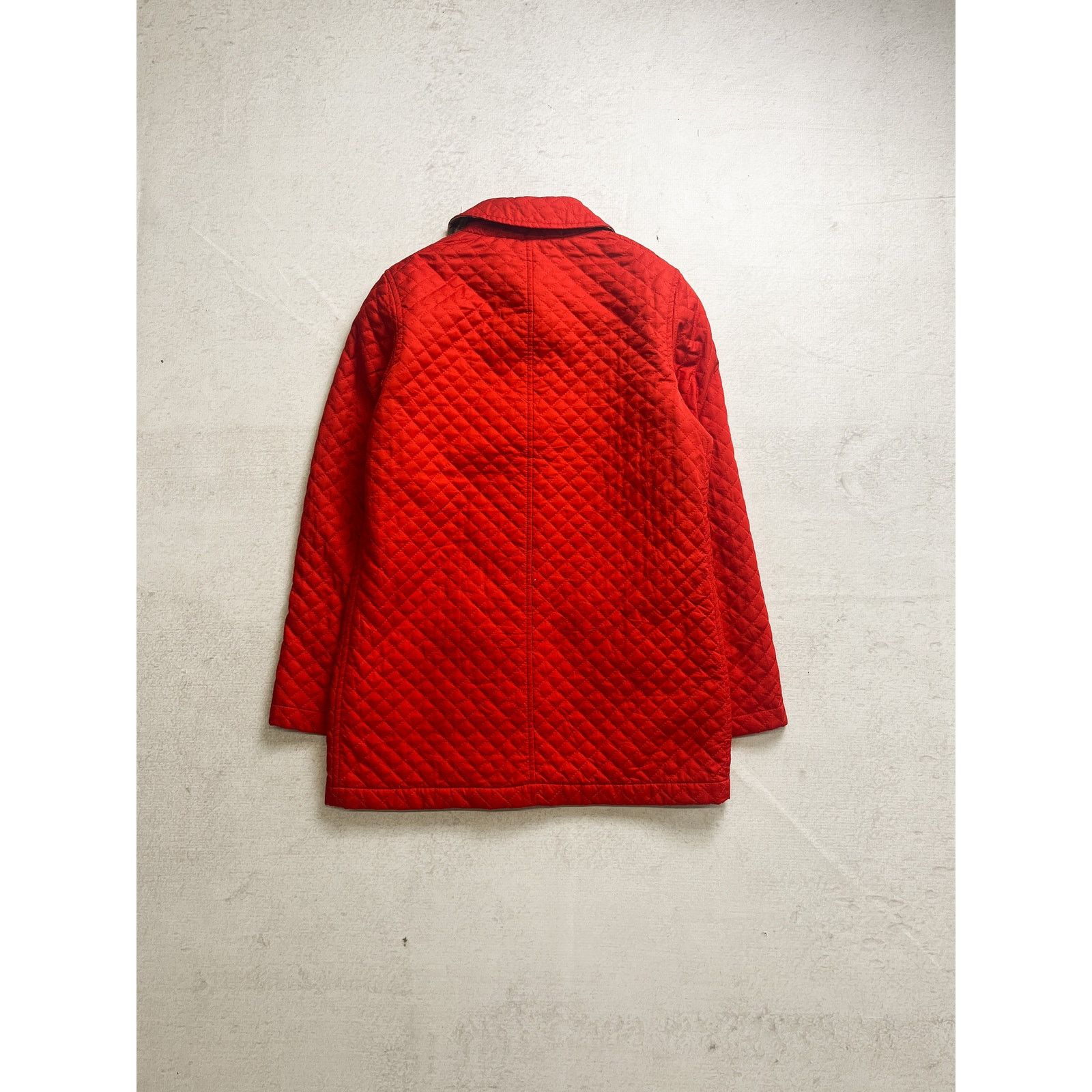 Burberry Vintage 00s Burberry Red Lightweight Jacket - Women's Small Size S / US 4 / IT 40 - 2 Thumbnail