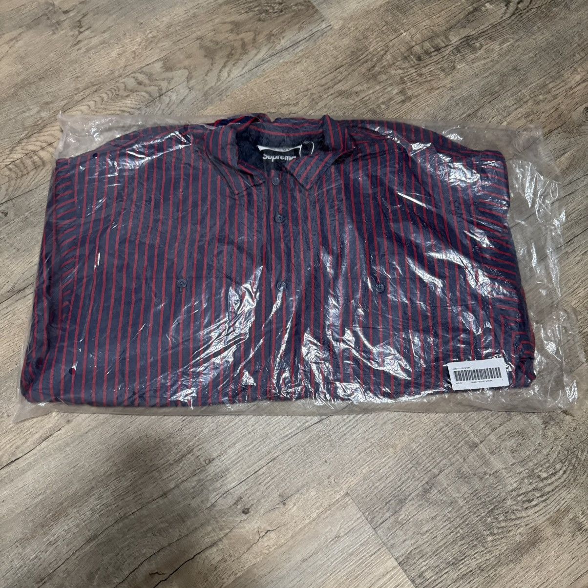 Maison Margiela × Supreme Supreme MM6 Padded Shirt Stripe SS24 Size US L / EU 52-54 / 3 - 7 Thumbnail