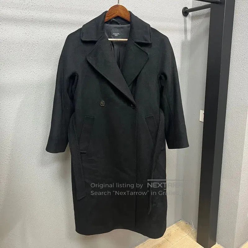 Max Mara MaxMara Black Wool Women's Coat . Size XXS / US 00 / IT 34 - 1 Thumbnail