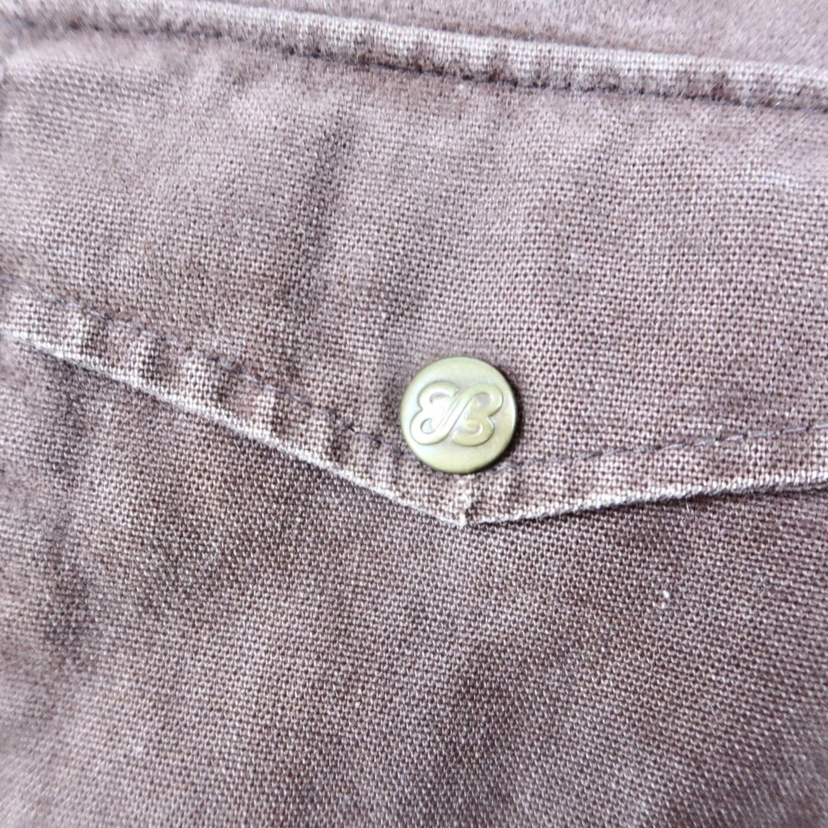 Eddie Bauer Vintage Eddie Bauer Moleskin Long Sleeve Button-Up Shirt Mens M Brown Cotton Western 80s 70s Retro USA Classic Pockets Size US M / EU 48-50 / 2 - 7 Thumbnail