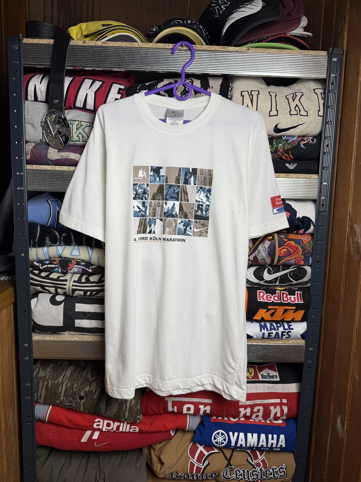 Ford Nike Ford Koln Marathon Vintage T-Shirt Size US M / EU 48-50 / 2 - 1 Thumbnail