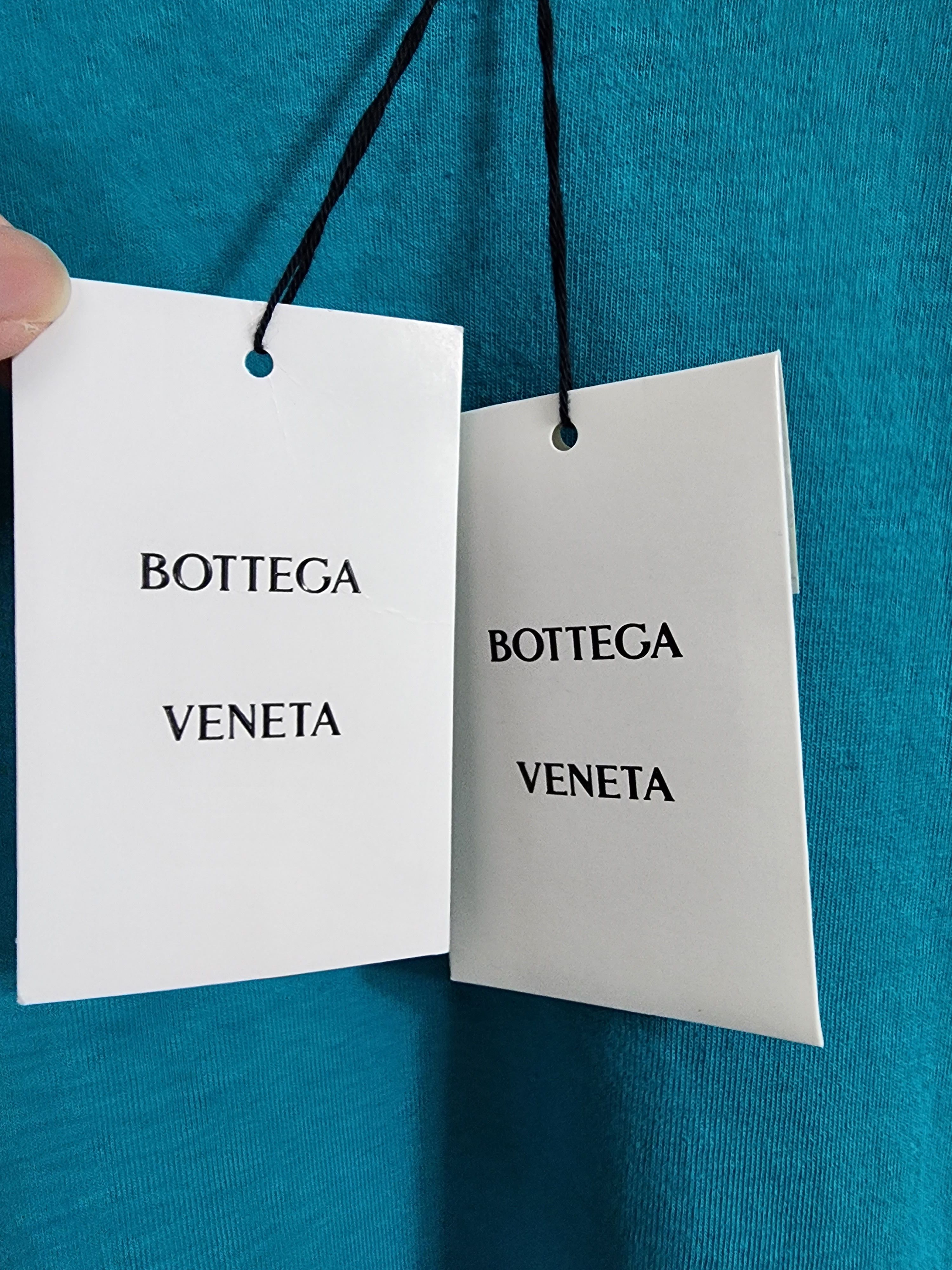 Bottega Veneta Sunrise Light Cotton Logo T-Shirt Size L / US 10 / IT 46 - 5 Thumbnail