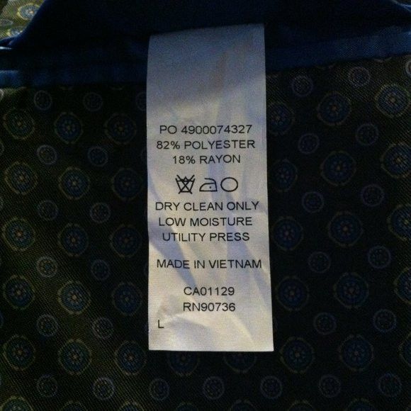 Tallia TALLIA MENS NEW PLYSTR BLEND EVENING SOIREE JACKET SIZE: L Size 42R - 12 Thumbnail