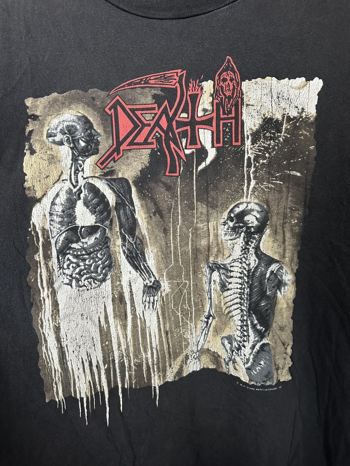 Band Tees 1991 Death Human Vintage Band Rock T-Shirt Tee Size US L / EU 52-54 / 3 - 5 Thumbnail