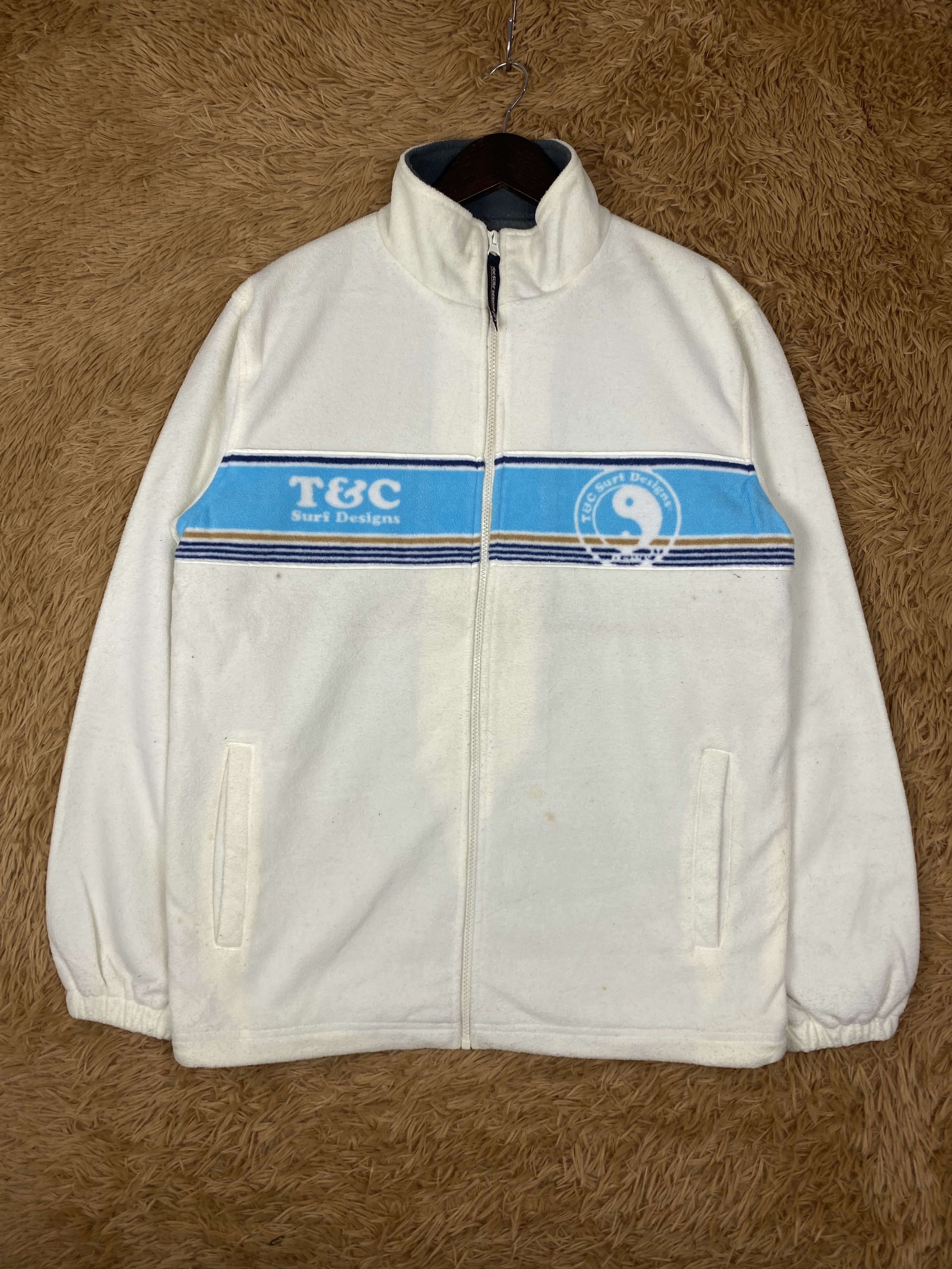 Vintage Vintage T&C Surf Fleece Jacket DJ0280 Size US L / EU 52-54 / 3 - 1 Thumbnail