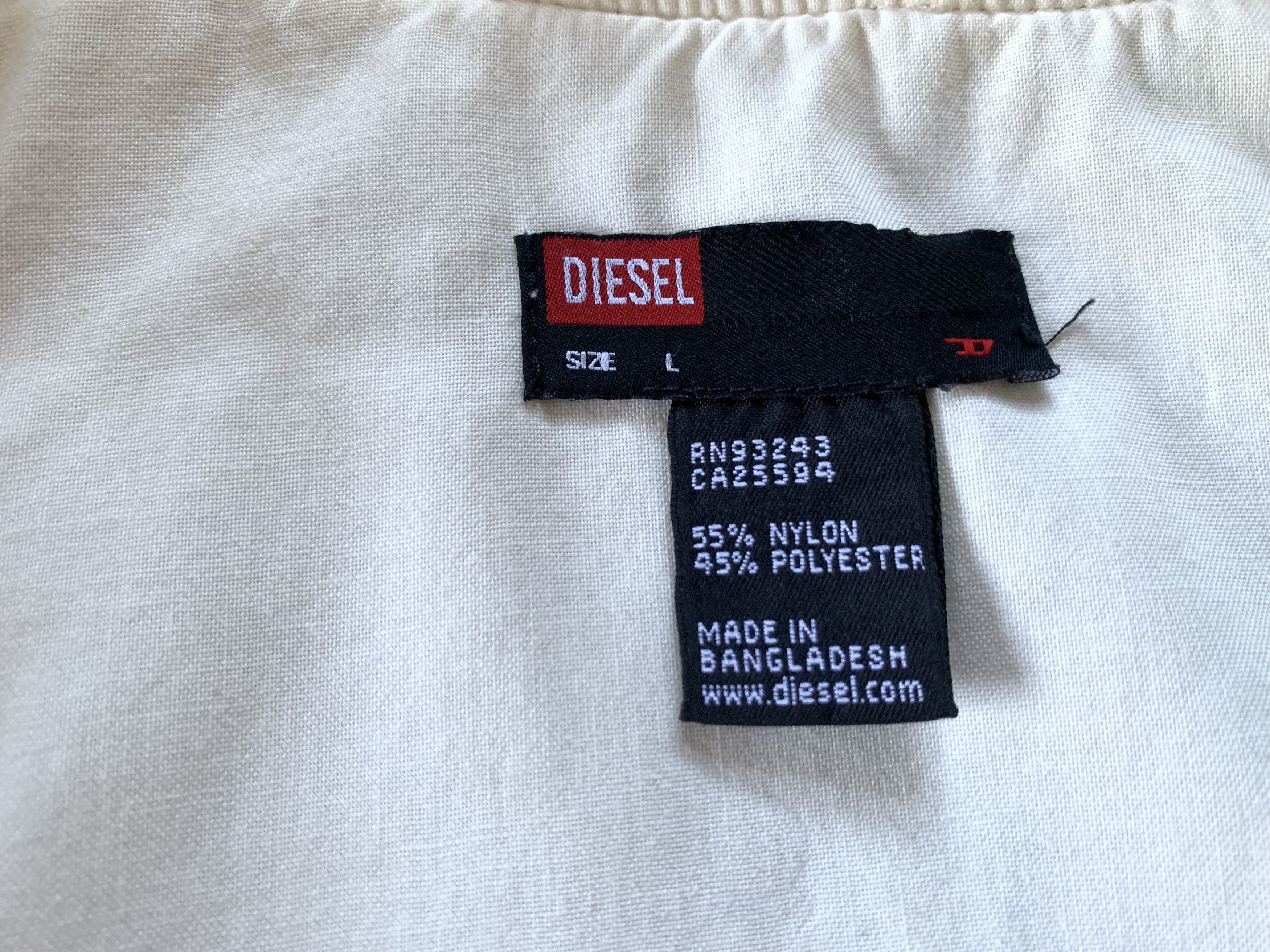 Diesel Diesel Vintage Nylon Bomber Jacket Rua De Utopia Size US L / EU 52-54 / 3 - 9 Thumbnail