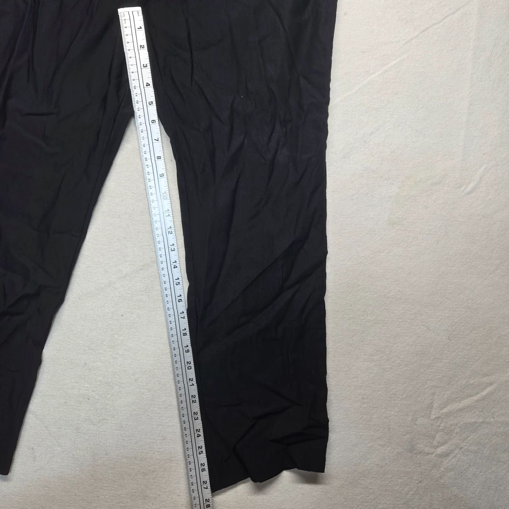 Vintage Kim Rogers Women's Casual Pants 16 Short Black Pockets Dress Pants Style 27in Inseam Size 38" / US 16 / IT 52 - 6 Thumbnail