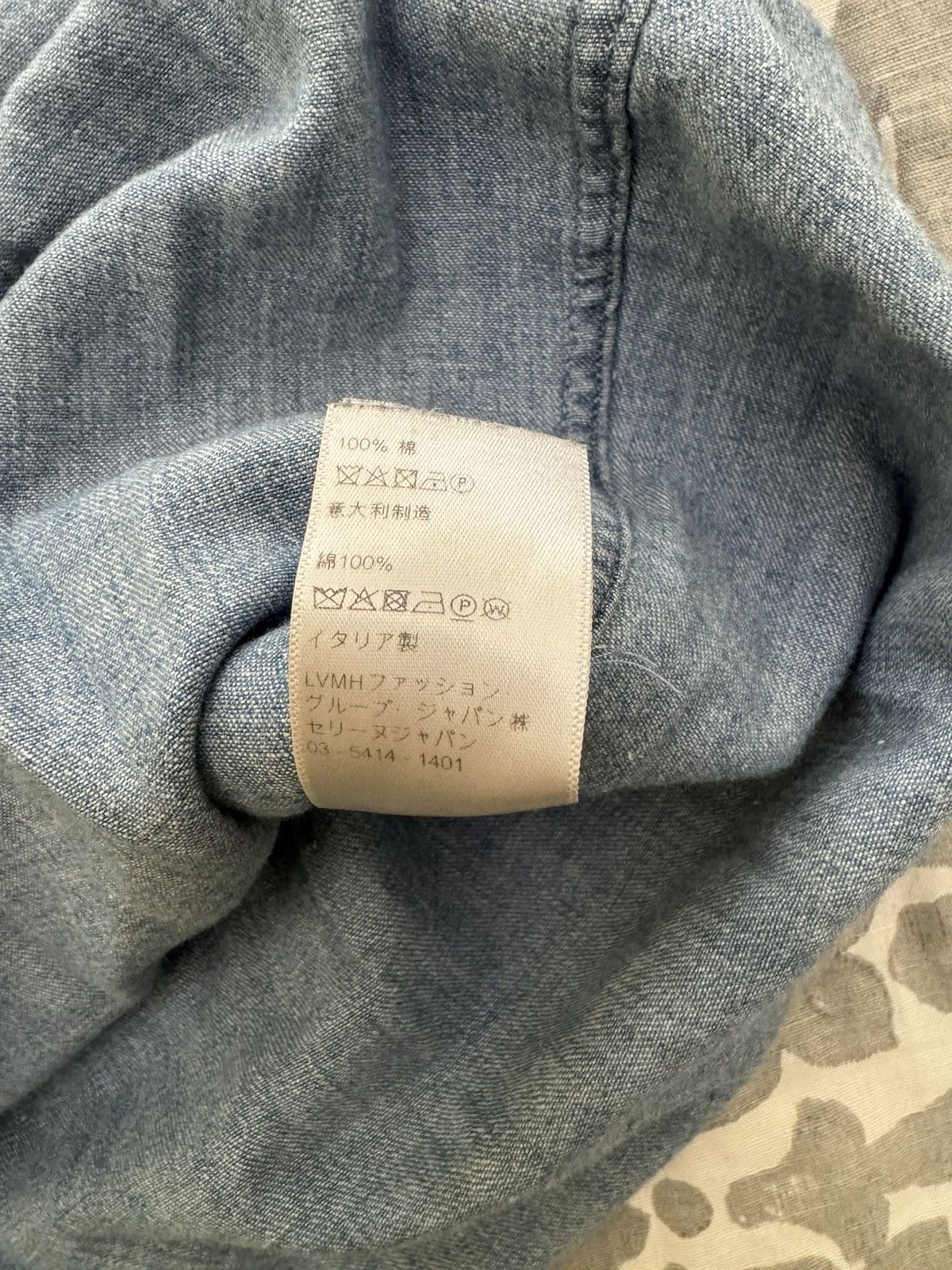 Celine Celine Western Denim Shirt Size US L / EU 52-54 / 3 - 6 Thumbnail