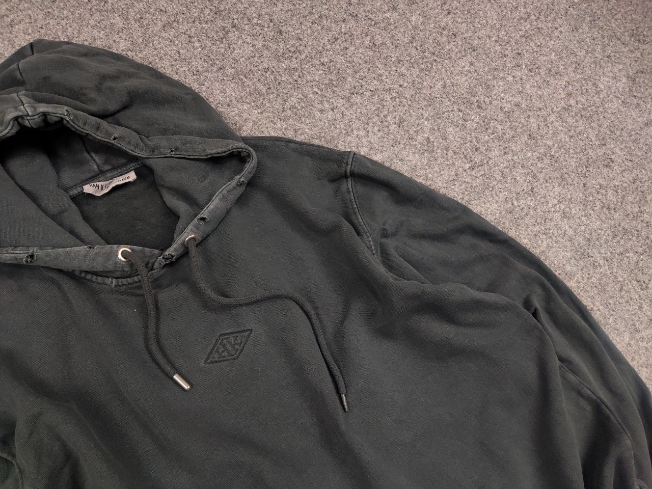 Han Kjobenhavn Han Kjobenhavn Design Distressed Faded logo oversized Hoodie Size US L / EU 52-54 / 3 - 7 Thumbnail