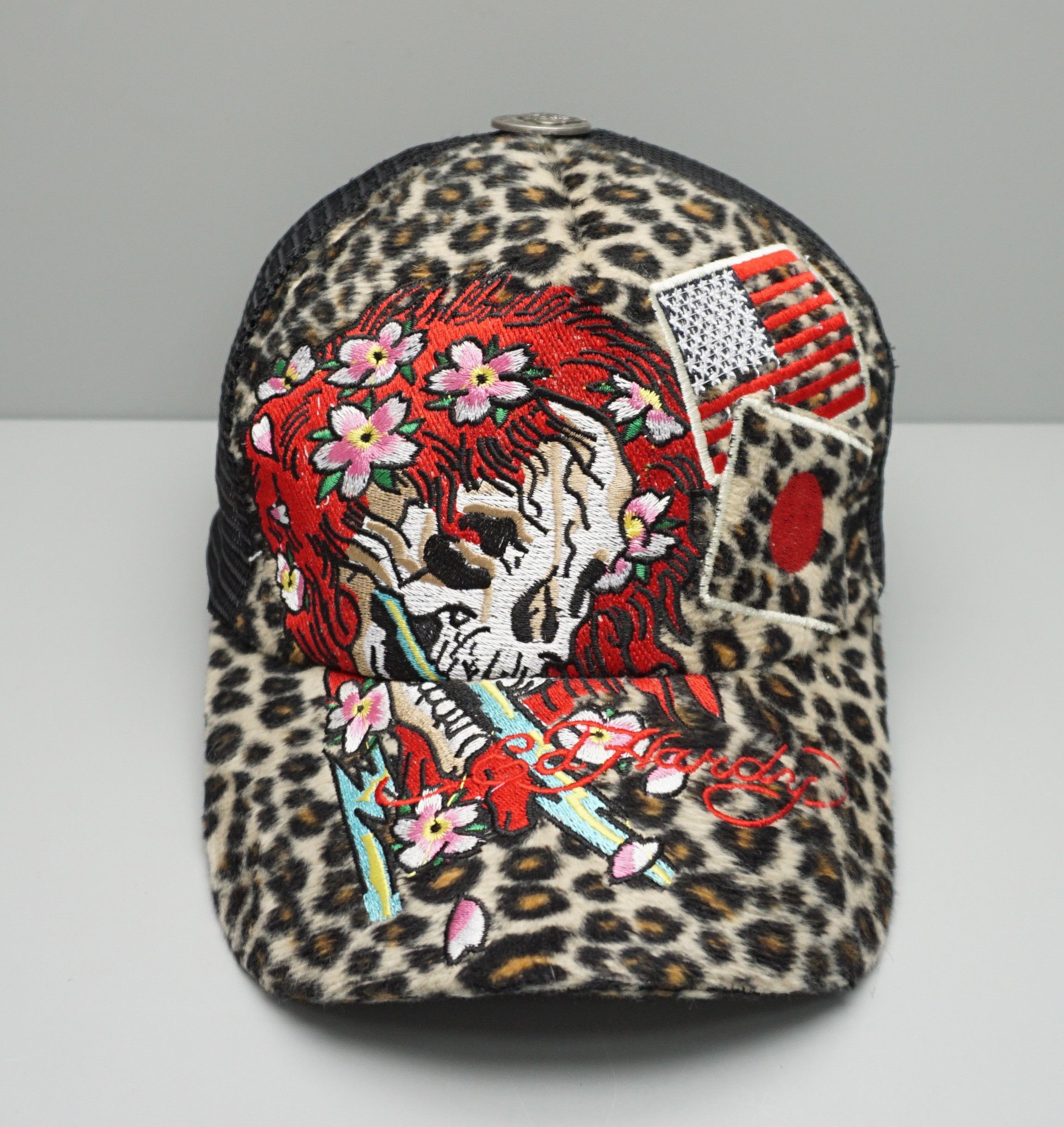 Christian Audigier × Designer × Ed Hardy 00's Ed Hardy Christian Audigier Vintage Leopard Fur Hat Size ONE SIZE - 2 Thumbnail