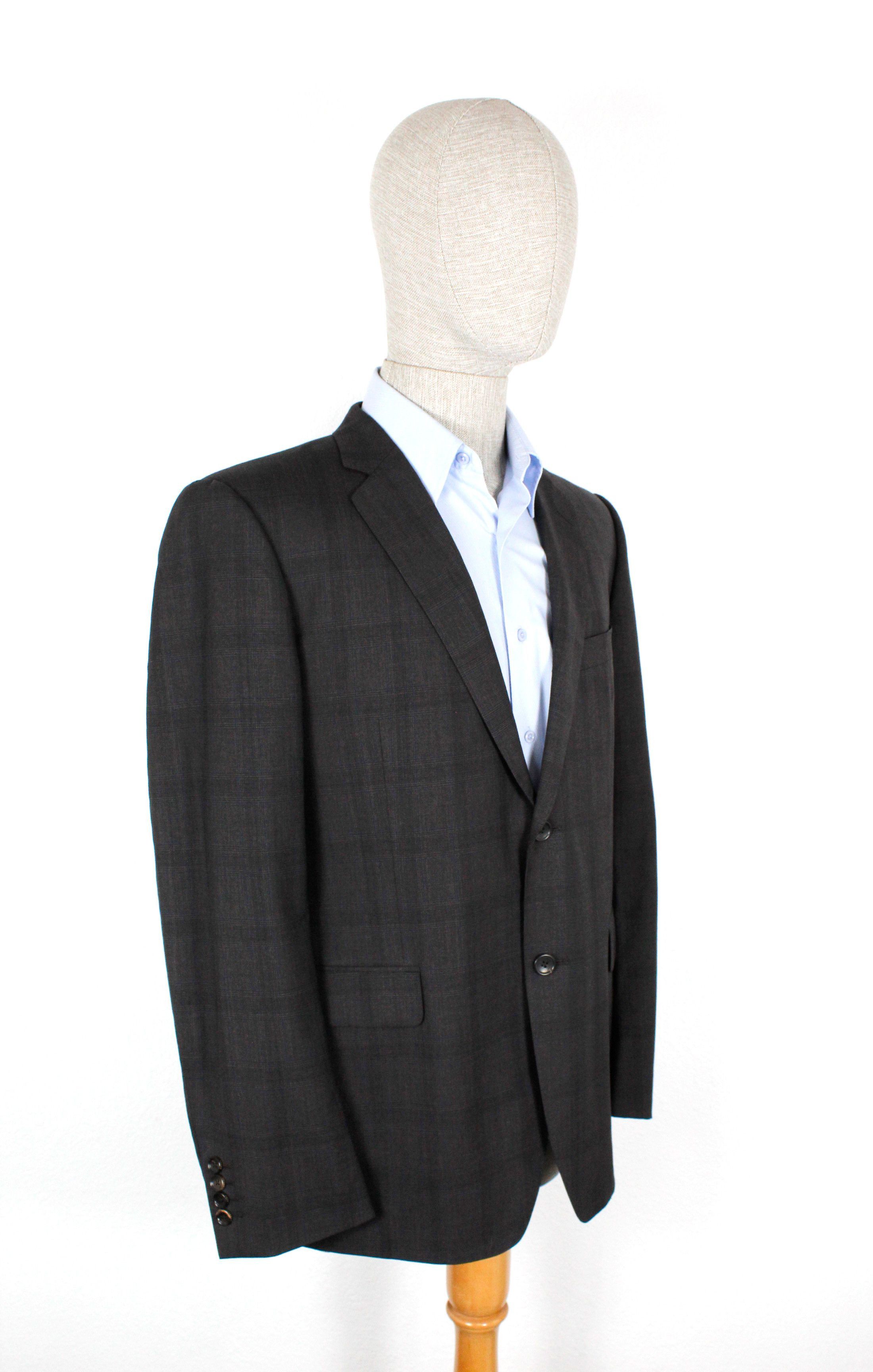 Gucci Gucci by Tom Ford Plaid Check Wool Suit 54 R Size 42R - 4 Thumbnail