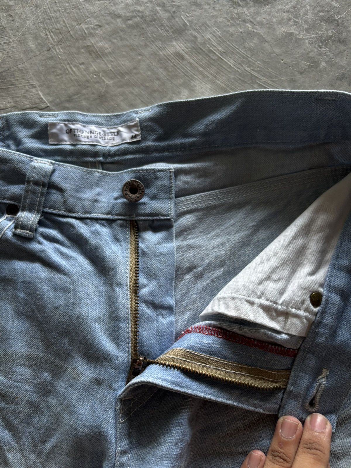 Tornado Mart OF THE NEIGE STYLE flare japanese denim whiskered washed Size US 32 / EU 48 - 4 Thumbnail