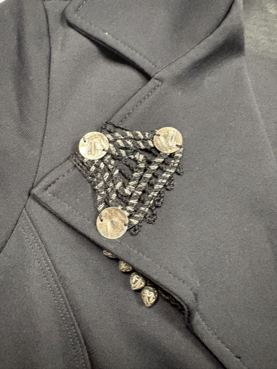 Other Save The Queen Italy Embellished Cropped Blazer Avant Garde Size M / US 6-8 / IT 42-44 - 9 Thumbnail
