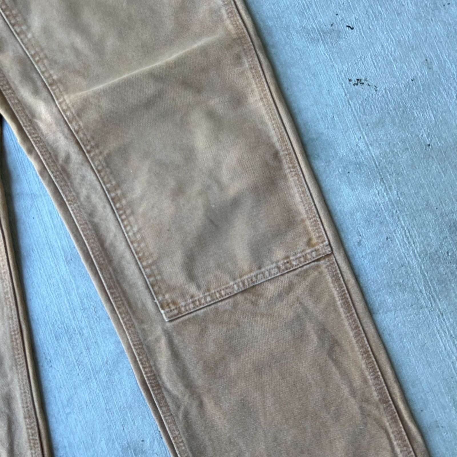 Carhartt × Vintage Carhartt brown double knee work wear carpenter pants Size US 32 / EU 48 - 5 Thumbnail