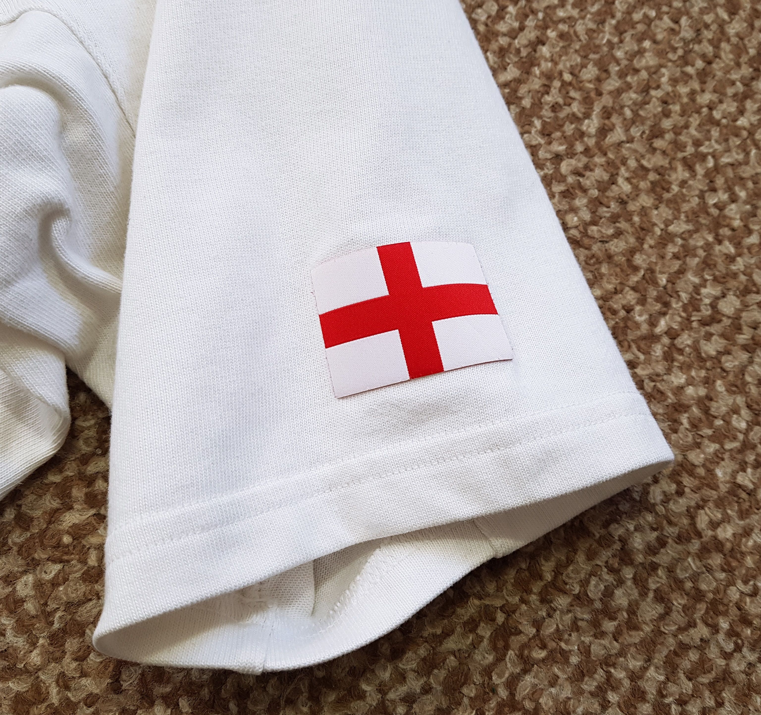 Nike Nike Vintage England O2 Team Rugby Polo Shirt Jersey sz L Size US L / EU 52-54 / 3 - 4 Thumbnail