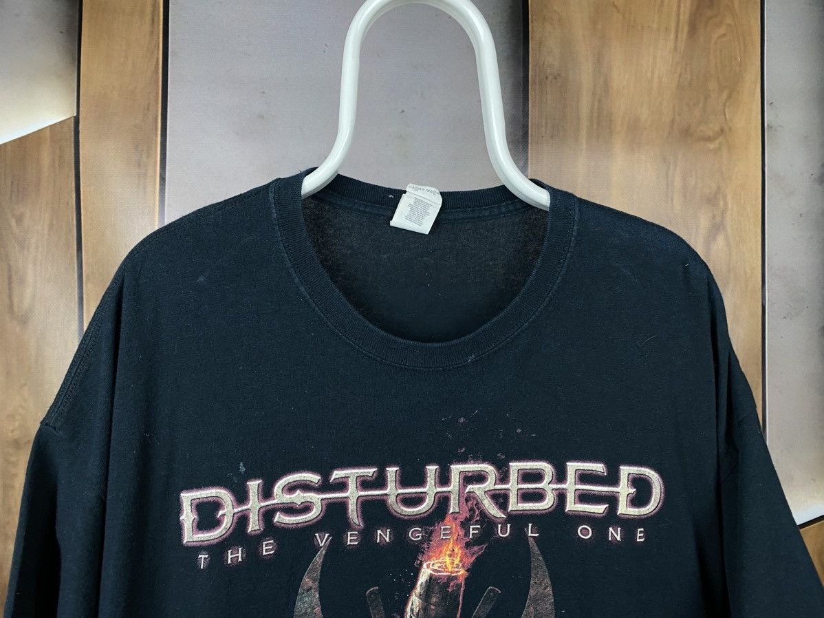Band Tees 🖕Vintage 2017 T-Shirt Disturbed The Vengeful One Rock Band🖕 Size US XXL / EU 58 / 5 - 6 Thumbnail