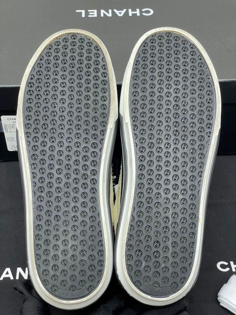 Chanel Chanel Colorblock Leather Sneakers Size US 6 / EU 39 - 8 Thumbnail