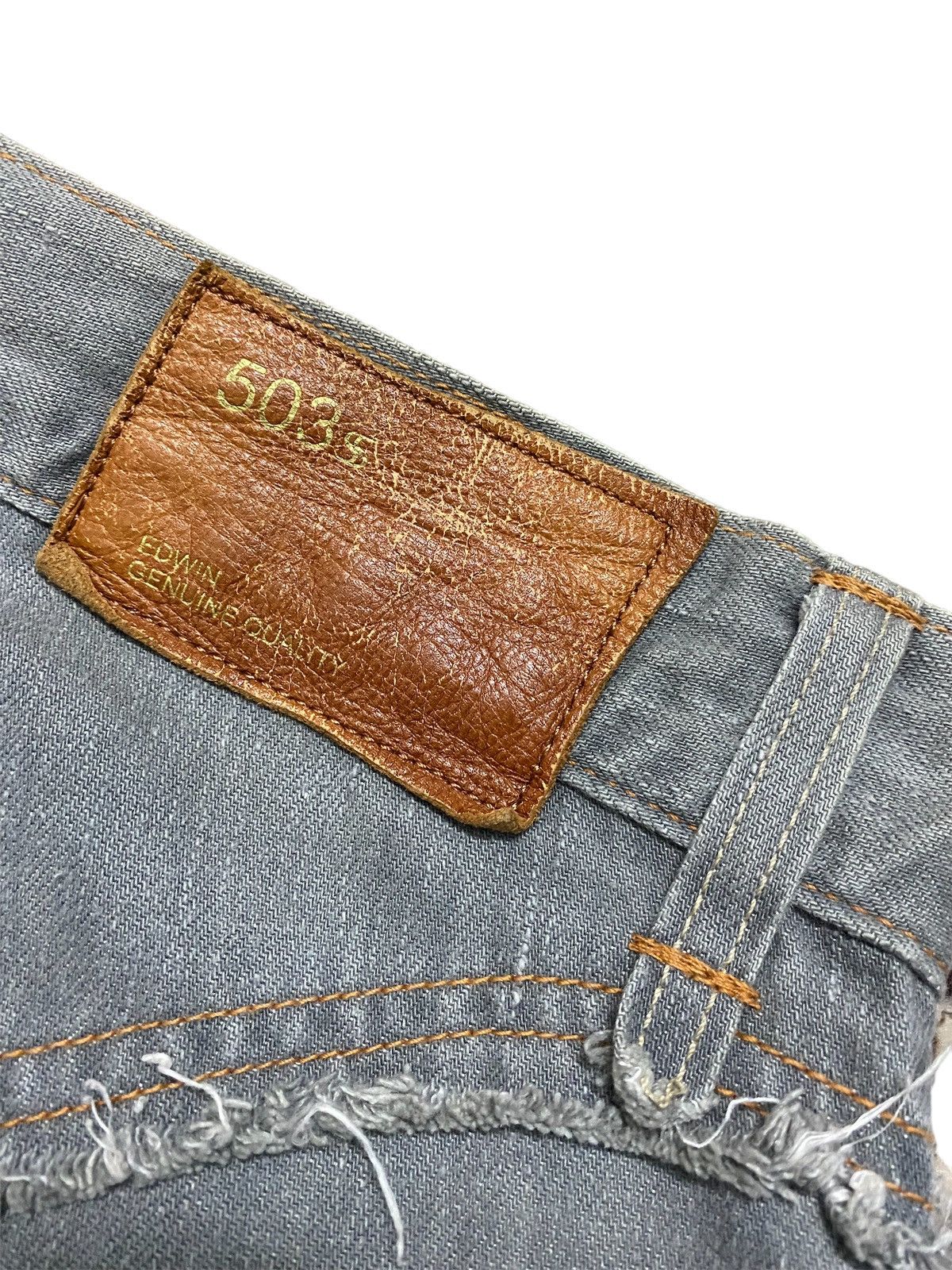 Hysteric Glamour Flared Edwin Jeans 503 Grey Denim Boot Cut Size US 31 - 9 Thumbnail