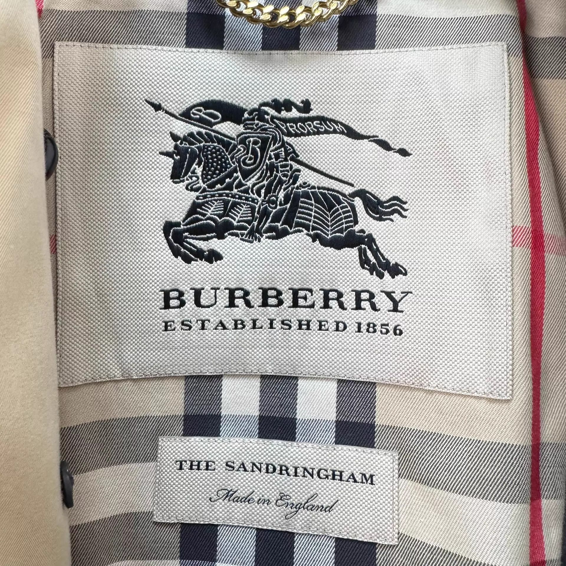 Burberry Burberry check khaki lining trench coat UK2 99 new Size XXS / US 00 / IT 34 - 6 Thumbnail