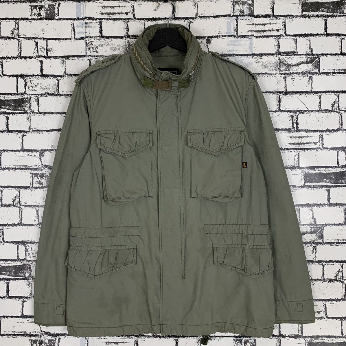 Alpha Industries × Designer × Vintage Vintage Alpha Industries Jacket Filed Jacket Size Medium Size US M / EU 48-50 / 2 - 1 Thumbnail
