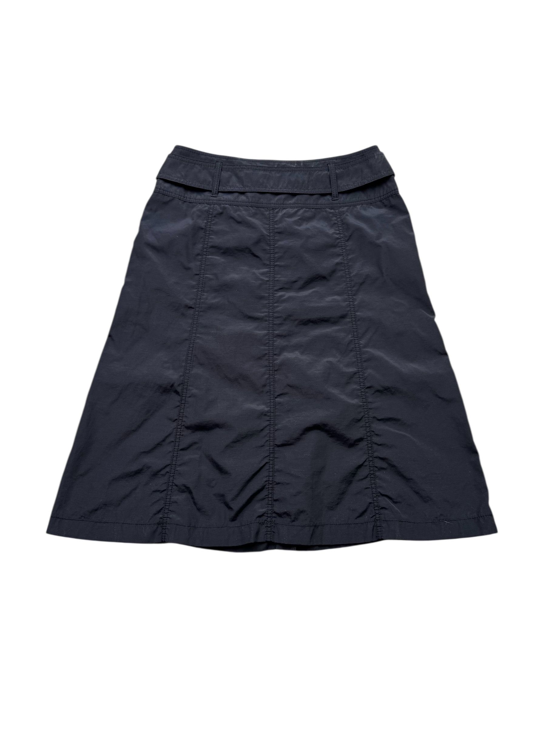 Vintage Vintage Midi Skirt With Belt M51D15(E25)(V60) Size 26" / US 2 / IT 38 - 6 Thumbnail
