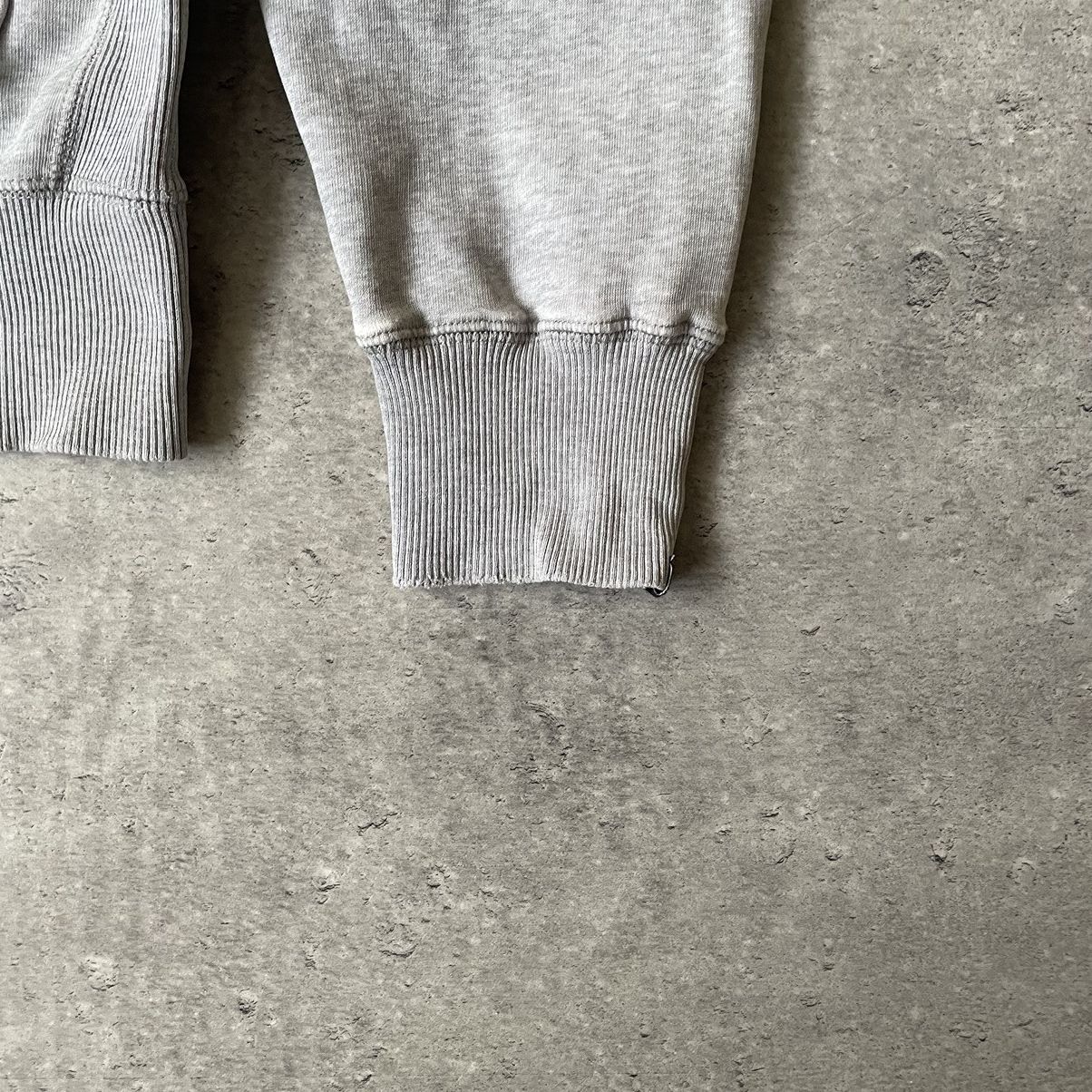 Nike × Vintage Vintage Nike 90s Basic Grey Zip-Up Hoodie Size US M / EU 48-50 / 2 - 3 Thumbnail