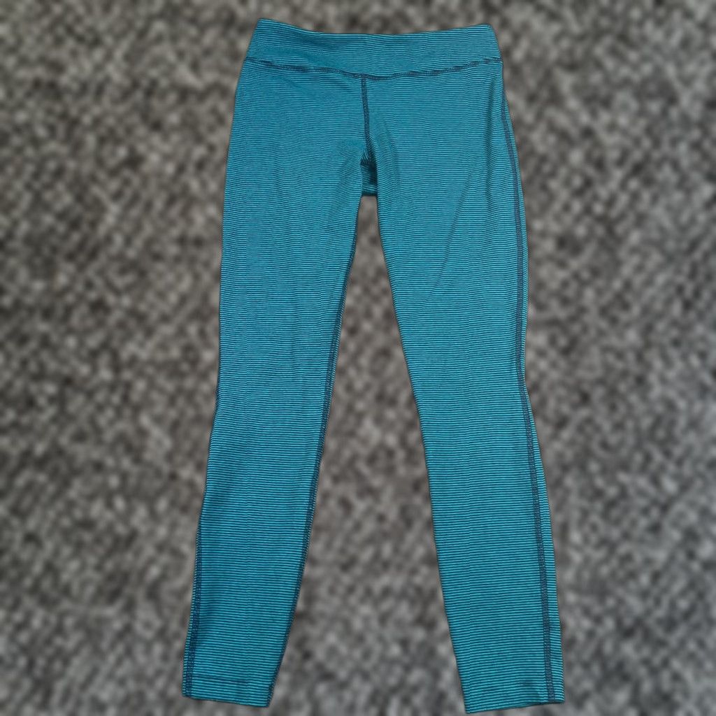 Patagonia Patagonia Leggings Womens Small Blue Striped Stretch Gorpcor Size 28" / US 6 / IT 42 - 1 Thumbnail