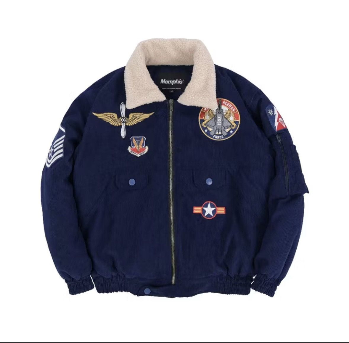 Other Bomber jacket corduroi aceman streetwear Size US XL / EU 56 / 4 - 1 Thumbnail