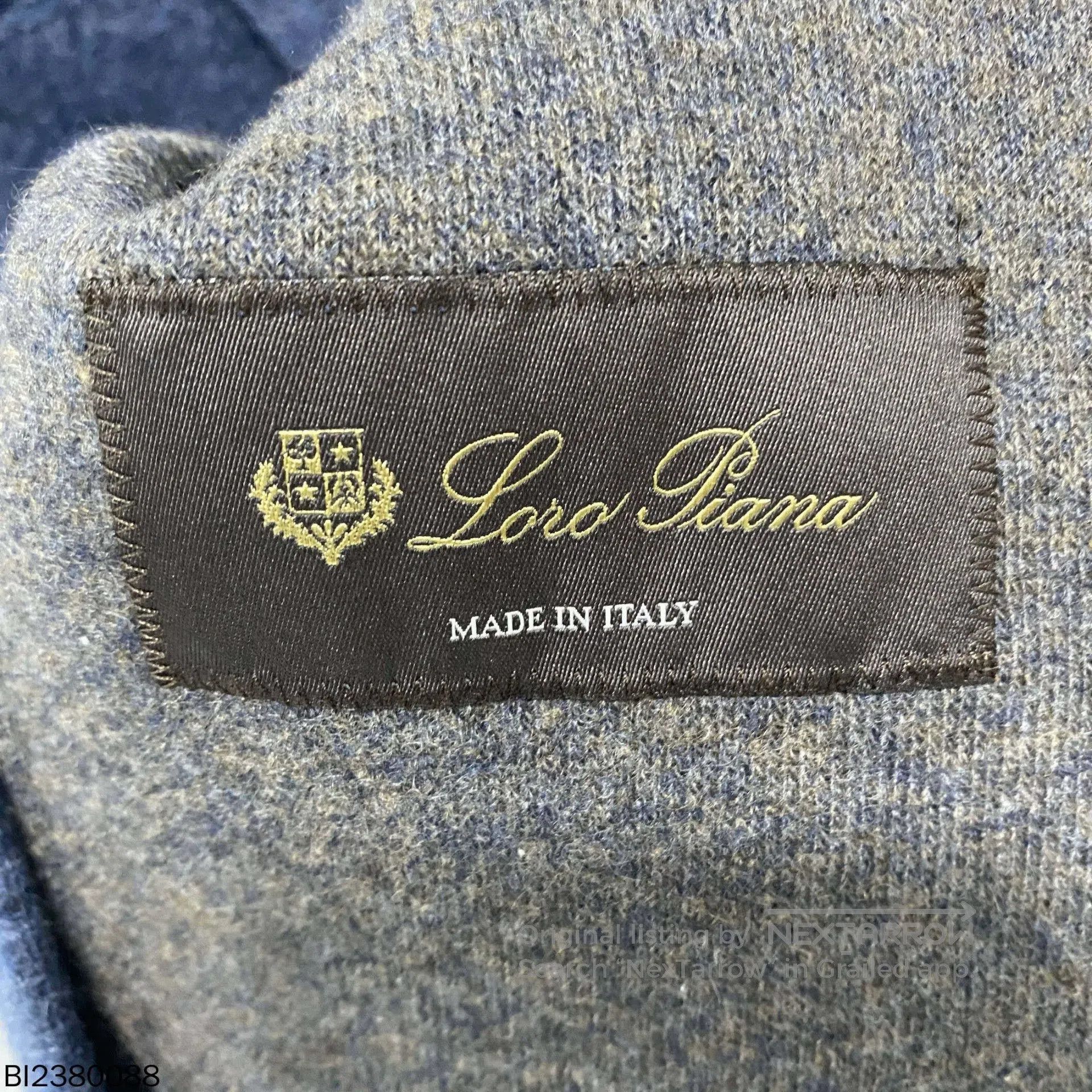 Loro Piana navy blue single-button jacket by Loro Piana. Size US XXL / EU 58 / 5 - 3 Thumbnail