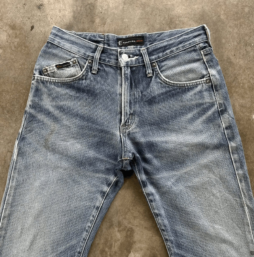 Edwin Vintage E Function Edwin Distressed Jean Faded Denim Pant | Grailed