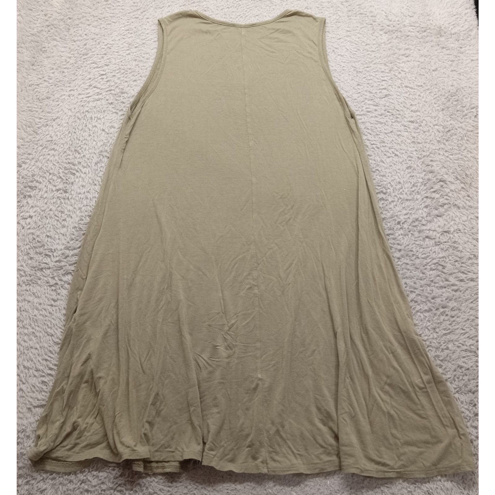 & Other Stories Vision USA Key Hole Tunic Dress XL Green Pockets Comfort Size XL / US 12-14 / IT 48-50 - 2 Thumbnail