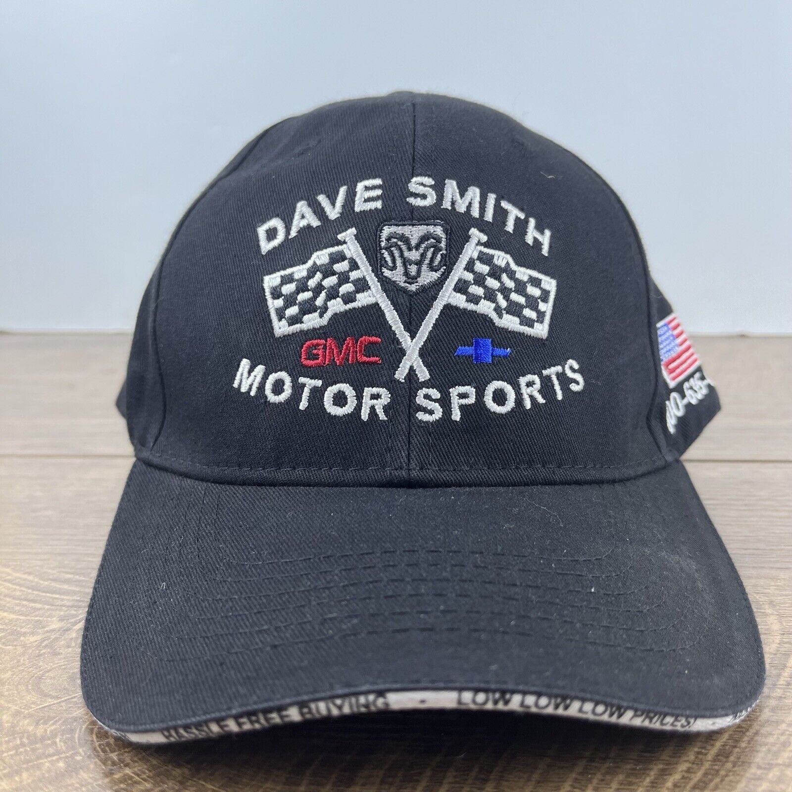 Other Dave Smith Motorsports Hat Dave Smith Black Hat Adjustable B Size ONE SIZE - 2 Thumbnail