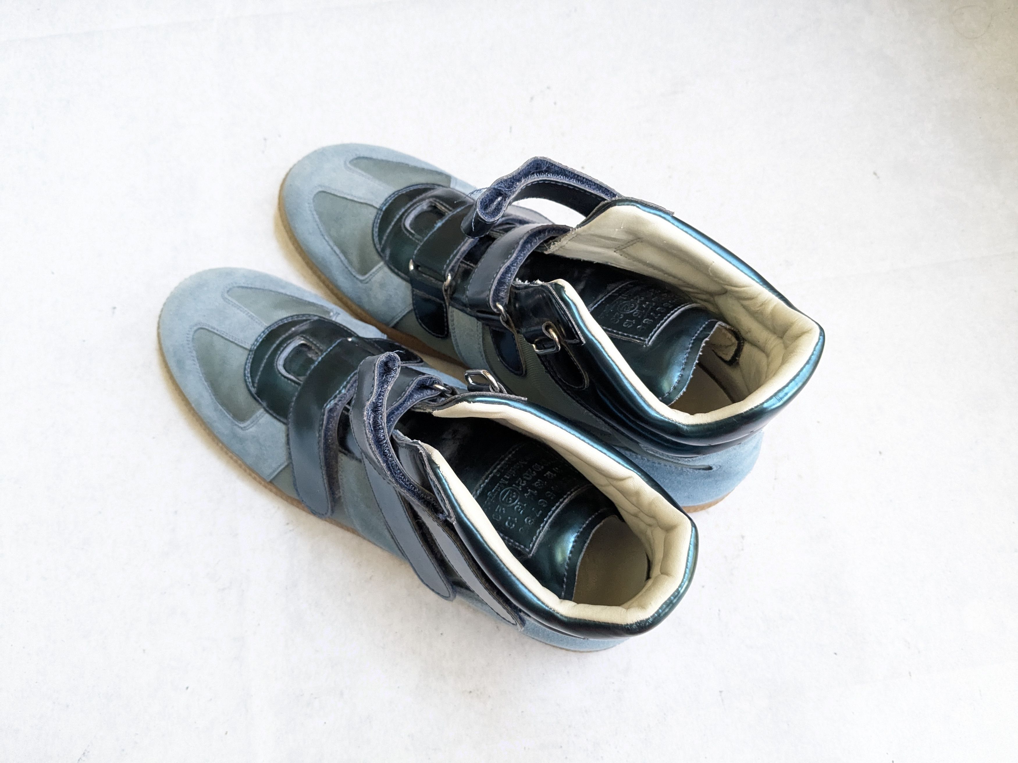 Maison Margiela Maison Margiela Triple Strap Sneakers Blue 12 45 GAT Replica Size US 12 / EU 45 - 14 Thumbnail