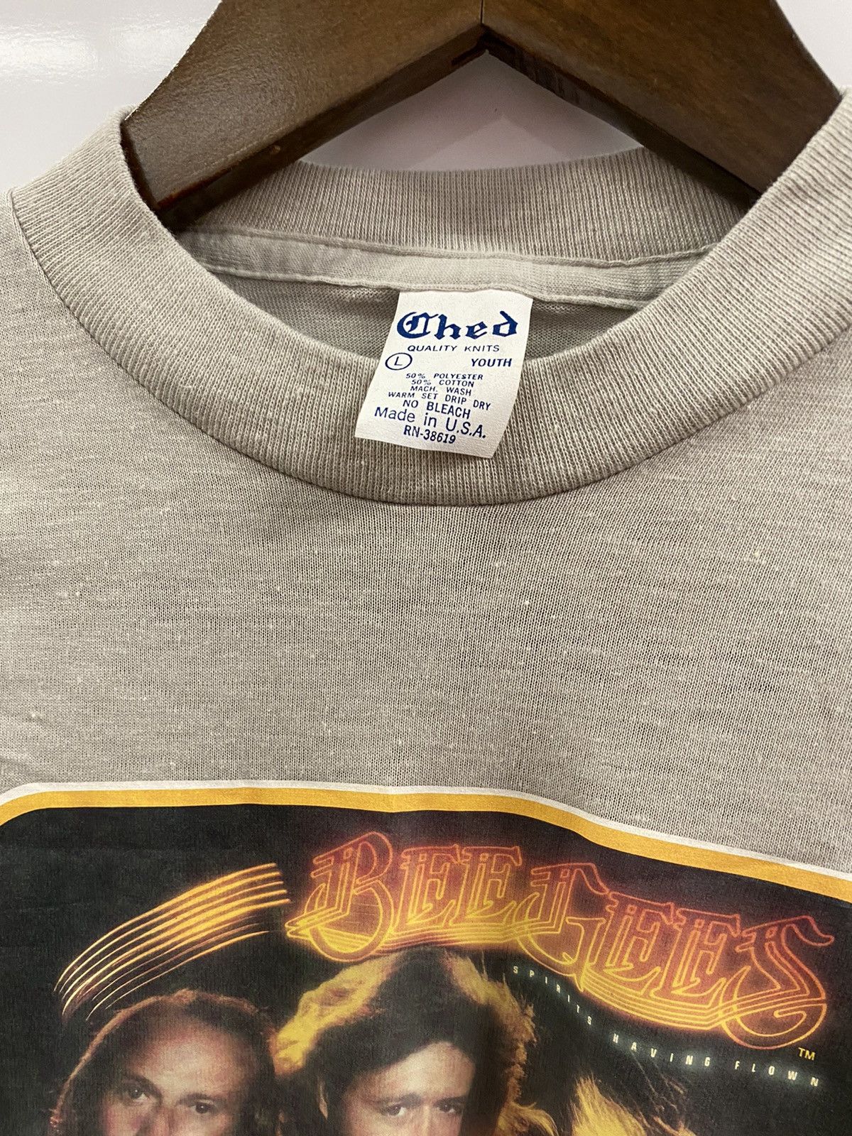 Band Tees × Vintage 70’s VTG 1979 Vintage Bee Gees Spirits Having Flow Band Tee Size S / US 4 / IT 40 - 5 Thumbnail
